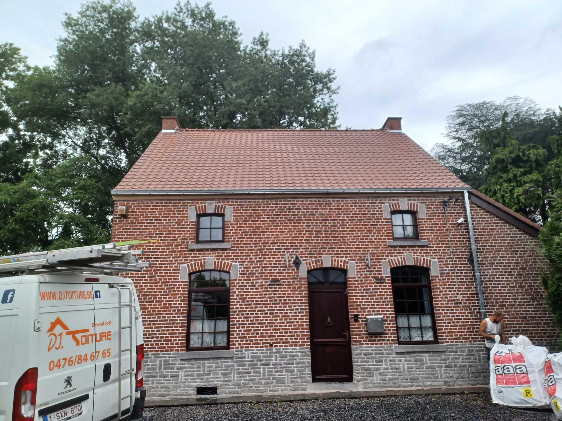 Rénovation de toiture à Jurbise